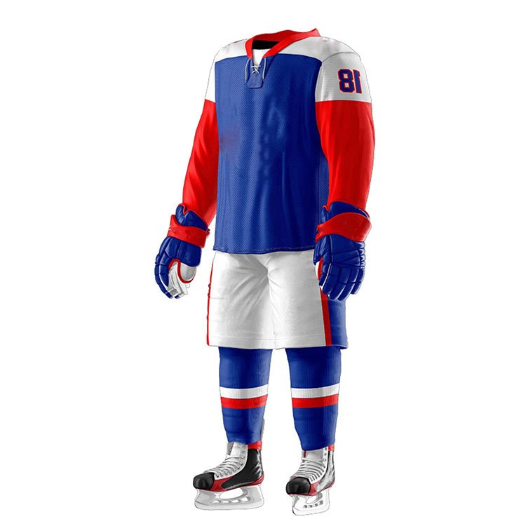 Custom Made Men's Ice Hockey Uniform Modern Team Shirt with Perfect Cutting and Sewing Custom Size Team Wear
