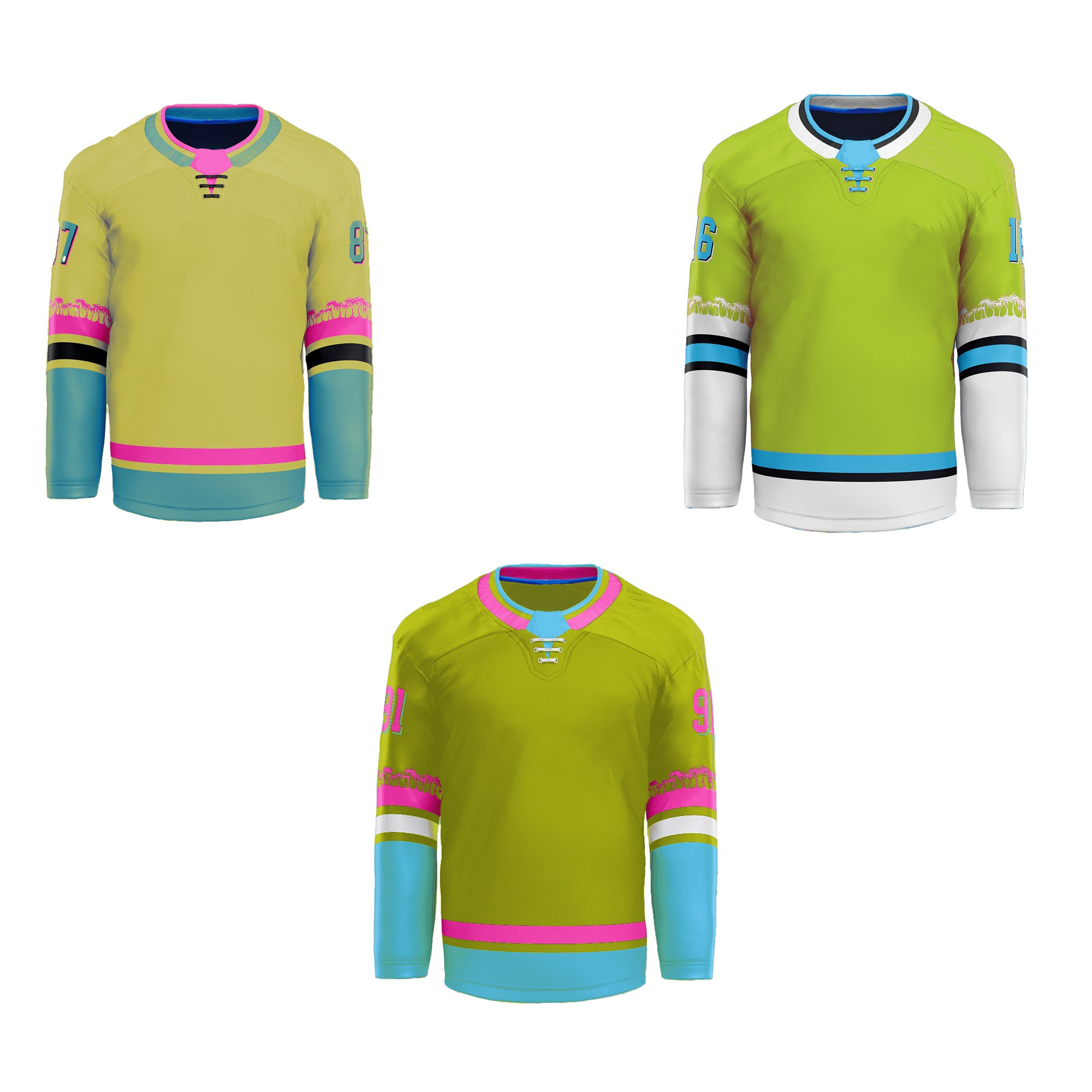 Trendy Design New Sublimation Ice Hockey Jerseys Customized Adult Youth Ice Hockey Wear