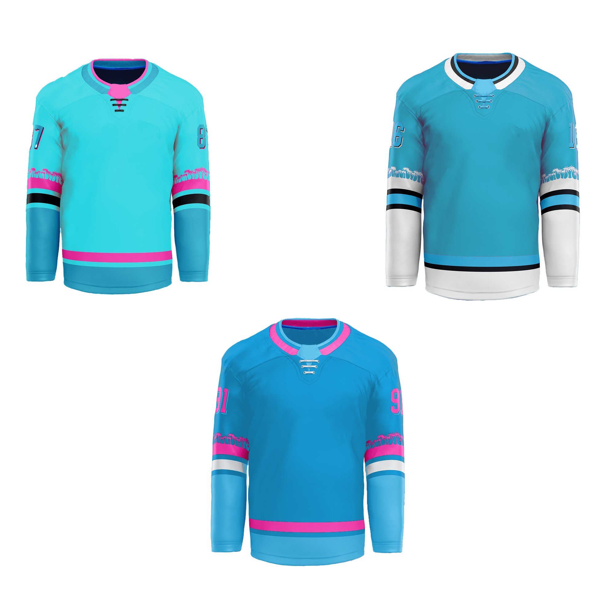 Trendy Design New Sublimation Ice Hockey Jerseys Customized Adult Youth Ice Hockey Wear