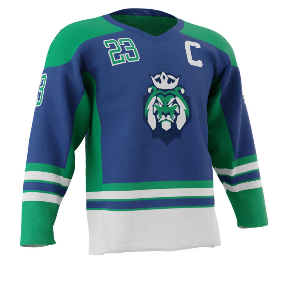 Personalize sportswear 100% polyester hockey jersey fashion design embroidery ice hockey jersey mens