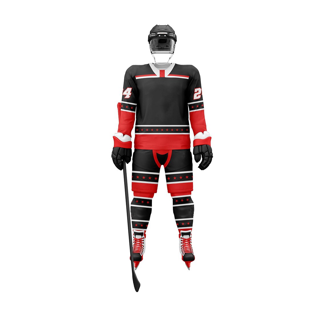 Wholesale Price Ice Hockey Uniform Men Ice Hockey Sports Uniforms Customized Logo Team Sports Sublimation Ice Hockey Uniform