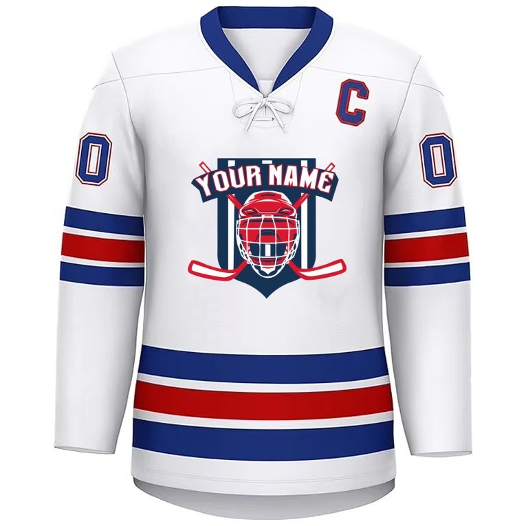 Custom Wholesale Cheap Sublimation Printing Long Sleeve Hockey Sportswear Ice Jersey Practice Hockey Jerseys