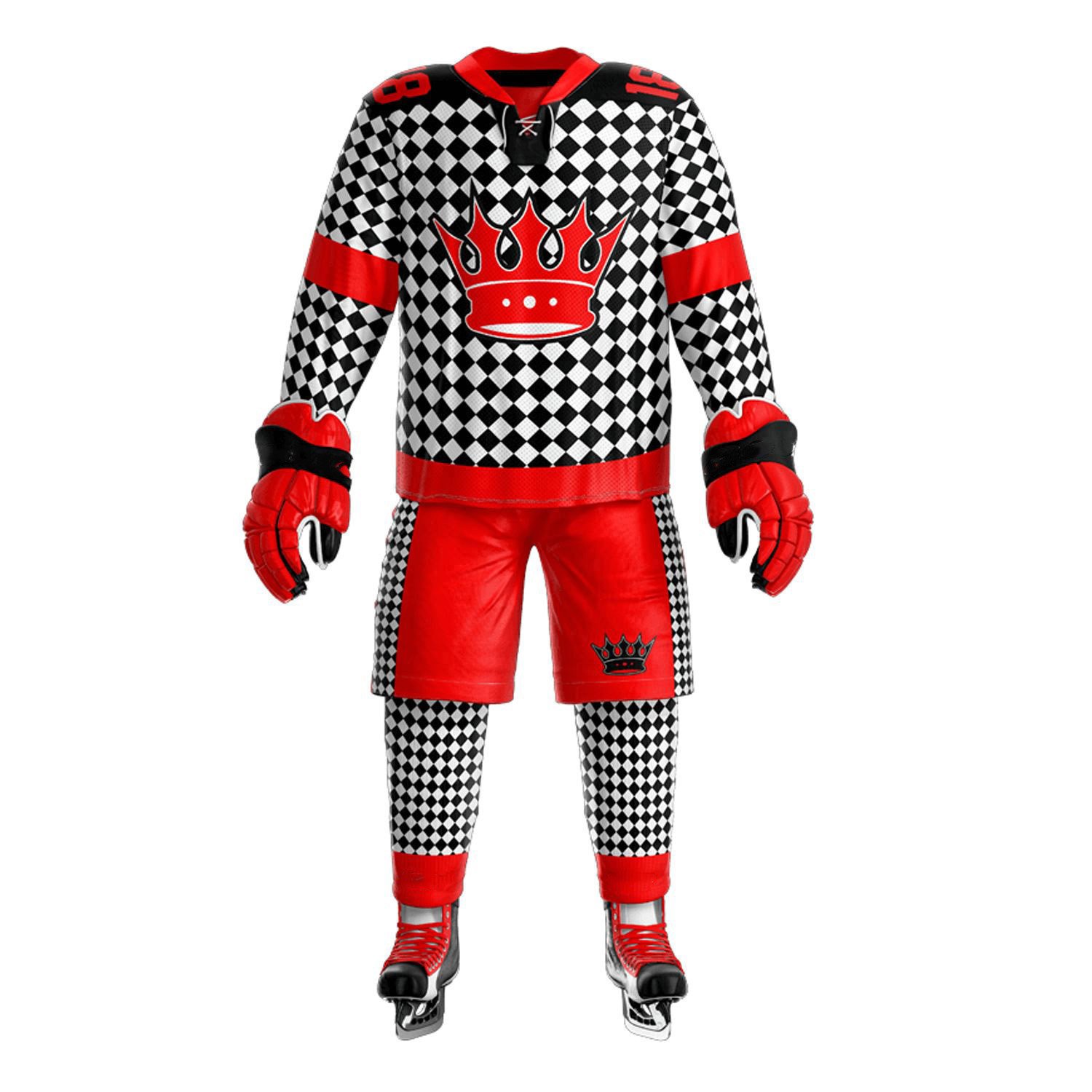 Customized Premium Quality Factory Manufacture Ice Hockey Pant Shell for Ice Hockey Uniform Sportswear for Adults