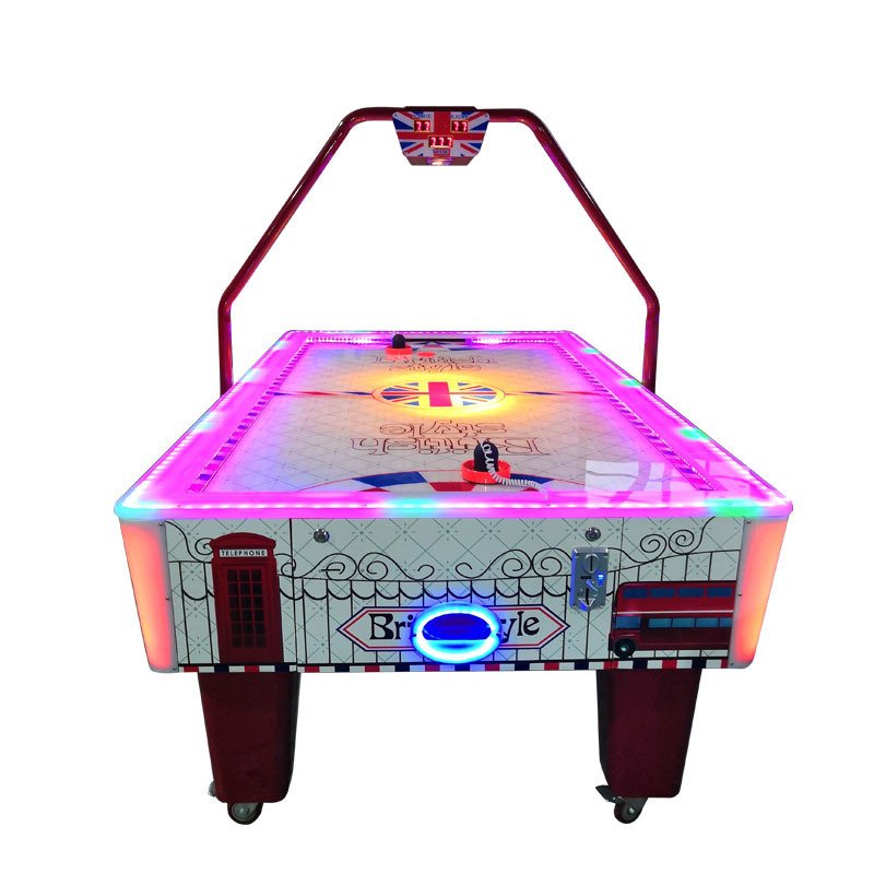 indoor Coin Operated Kids Adults Atomic 7ft 8ft Electric Luxury Star Air Hockey Table Price Game Machine For Kids Adults
