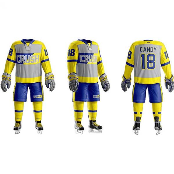 OEM High Quality 100% Polyester Factory Made Customized Ice Hockey Uniforms & Jerseys Customized Sports Wears