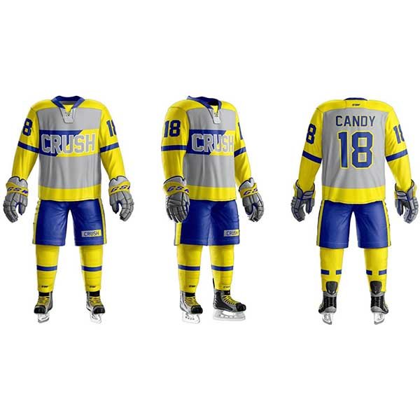 OEM High Quality 100% Polyester Factory Made Customized Ice Hockey Uniforms & Jerseys Customized Sports Wears