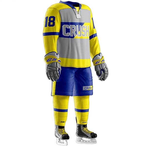 OEM High Quality 100% Polyester Factory Made Customized Ice Hockey Uniforms & Jerseys Customized Sports Wears