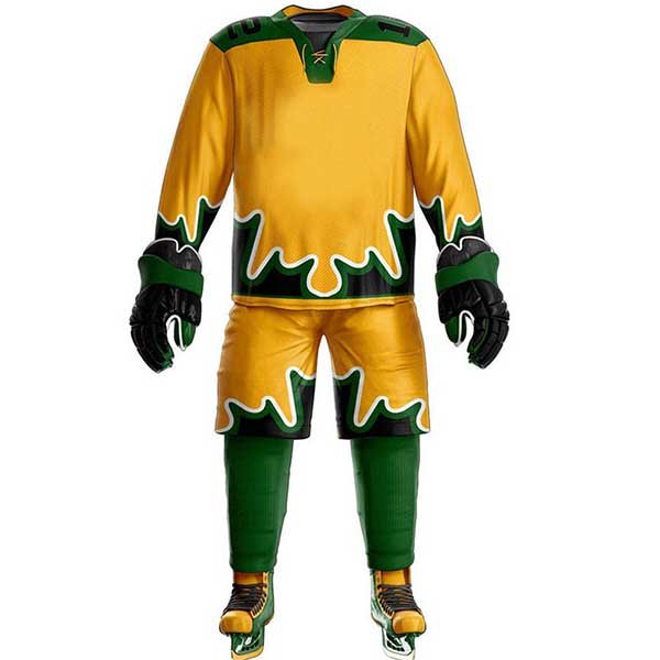 OEM High Quality 100% Polyester Factory Made Customized Ice Hockey Uniforms & Jerseys Customized Sports Wears