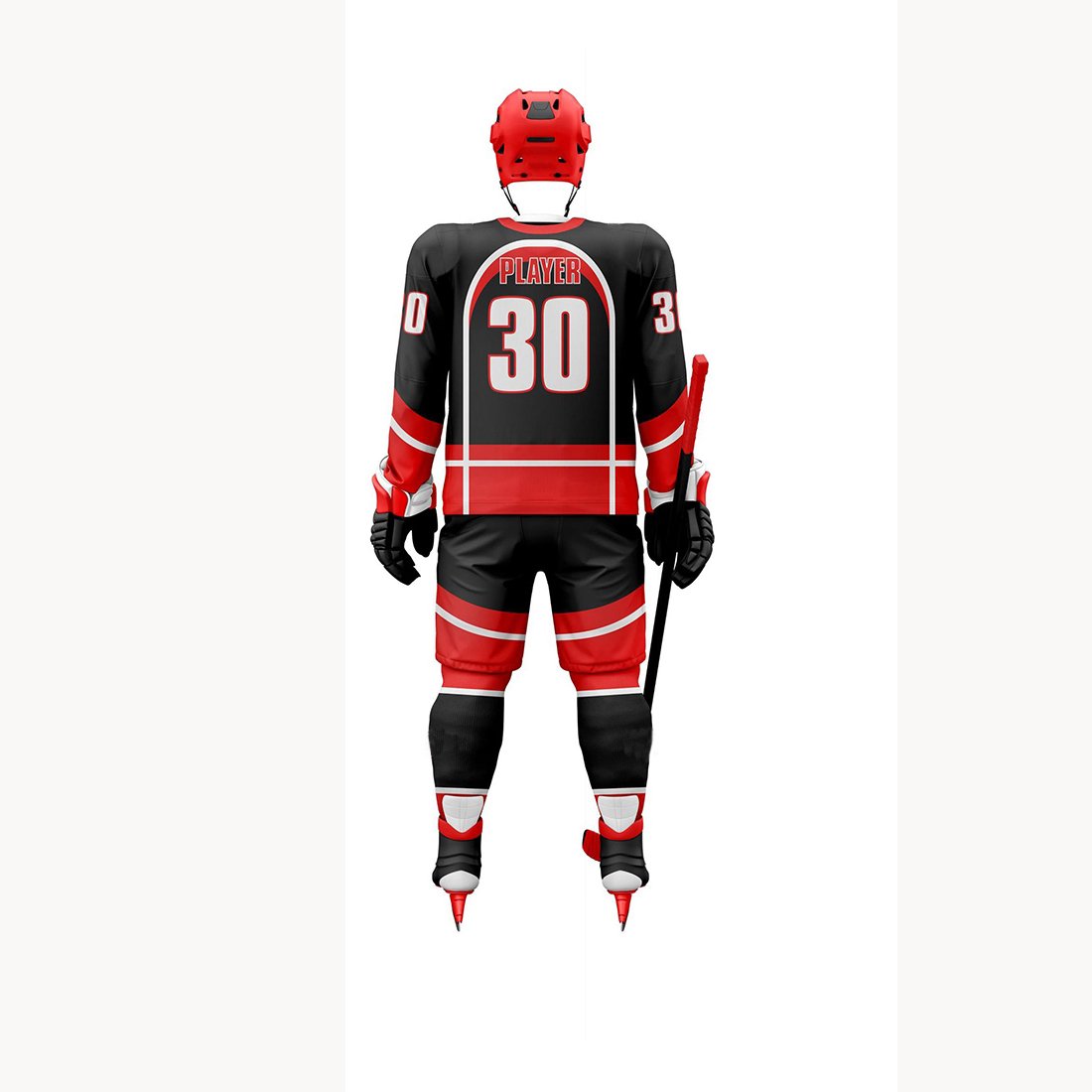 2024 Customizable Comfortable Breathable Ice Hockey Uniforms Set Sublimated with OEM Services Includes Your Team Name Printing