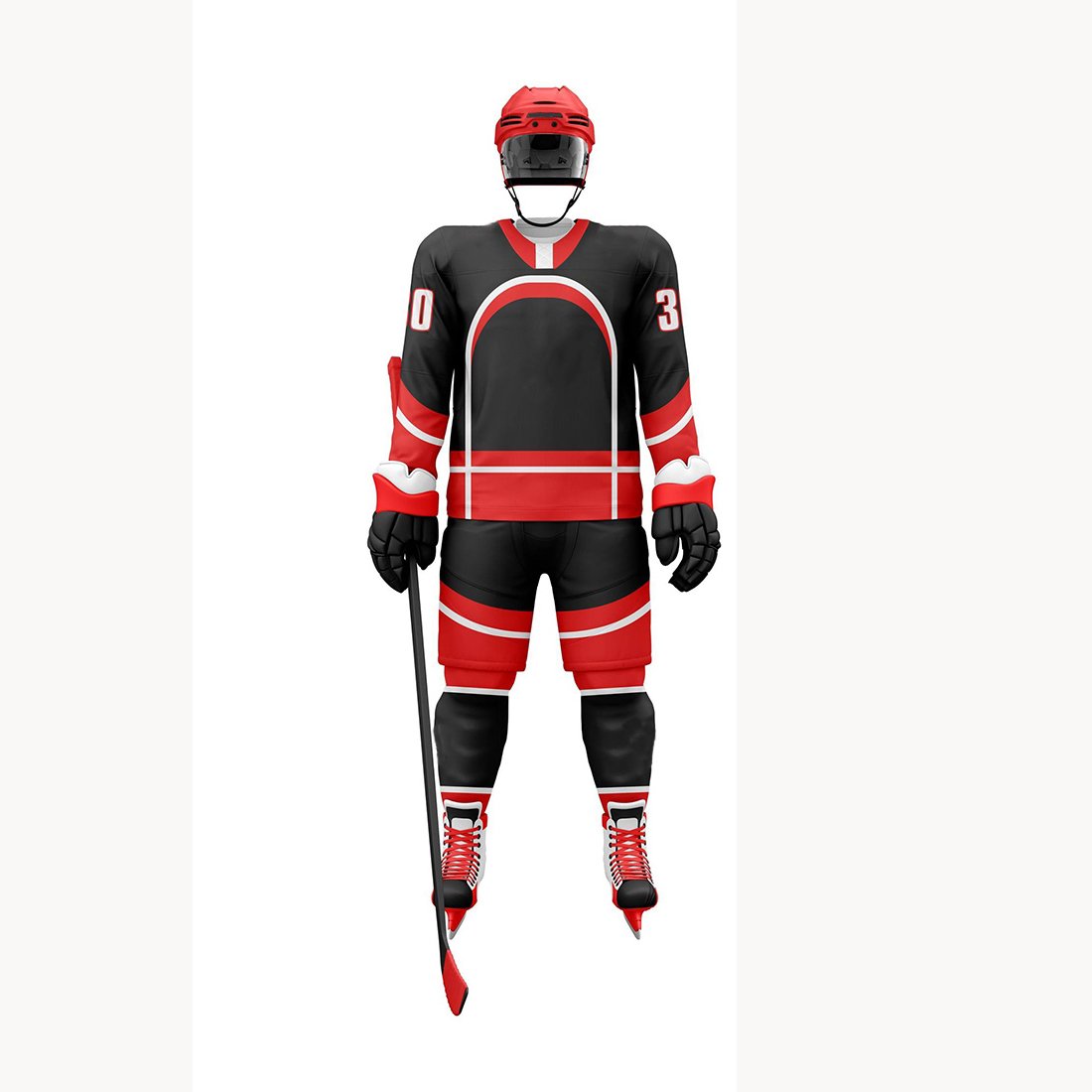 2024 Customizable Comfortable Breathable Ice Hockey Uniforms Set Sublimated with OEM Services Includes Your Team Name Printing