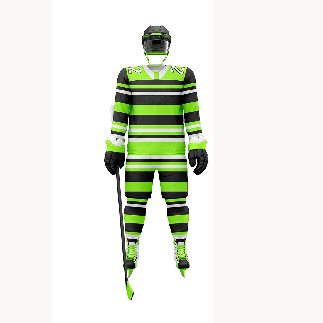 2024 Customizable Comfortable Breathable Ice Hockey Uniforms Set Sublimated with OEM Services Includes Your Team Name Printing