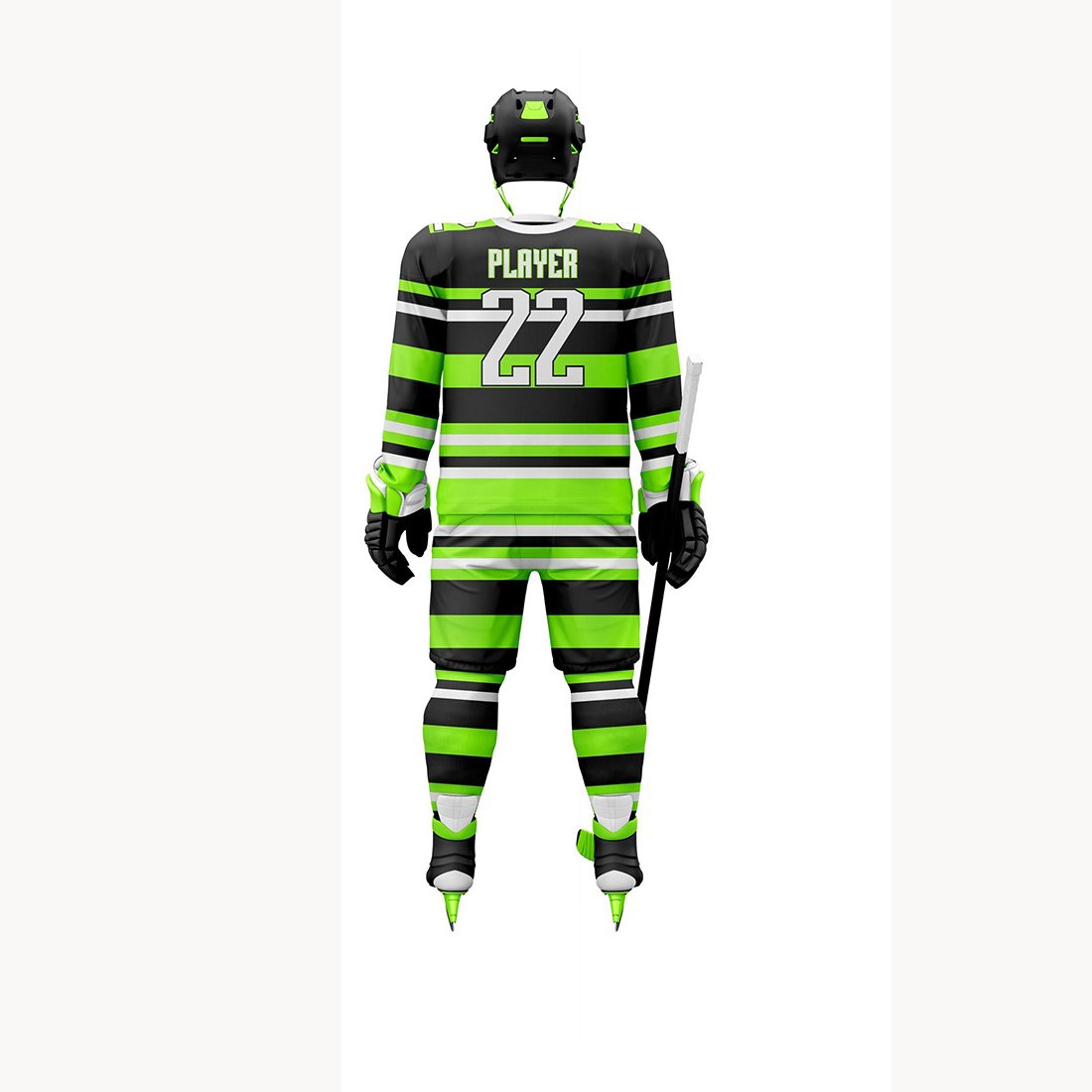 2024 Customizable Comfortable Breathable Ice Hockey Uniforms Set Sublimated with OEM Services Includes Your Team Name Printing