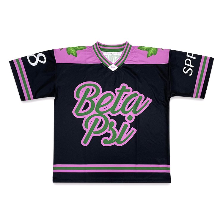 Custom Vintage Short Sleeve Hockey Jersey Classic Fans Style Street Wear Design Cropped Boxy Hockey Football Shirts