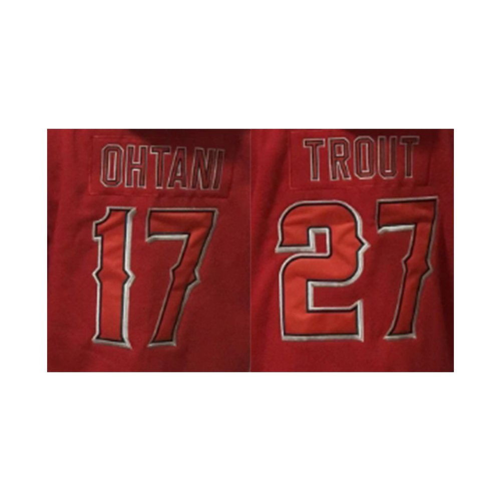2023 New Stitched American Teams Hockey Jerseys Los Angeles 17 Ohtani 27 Trout
