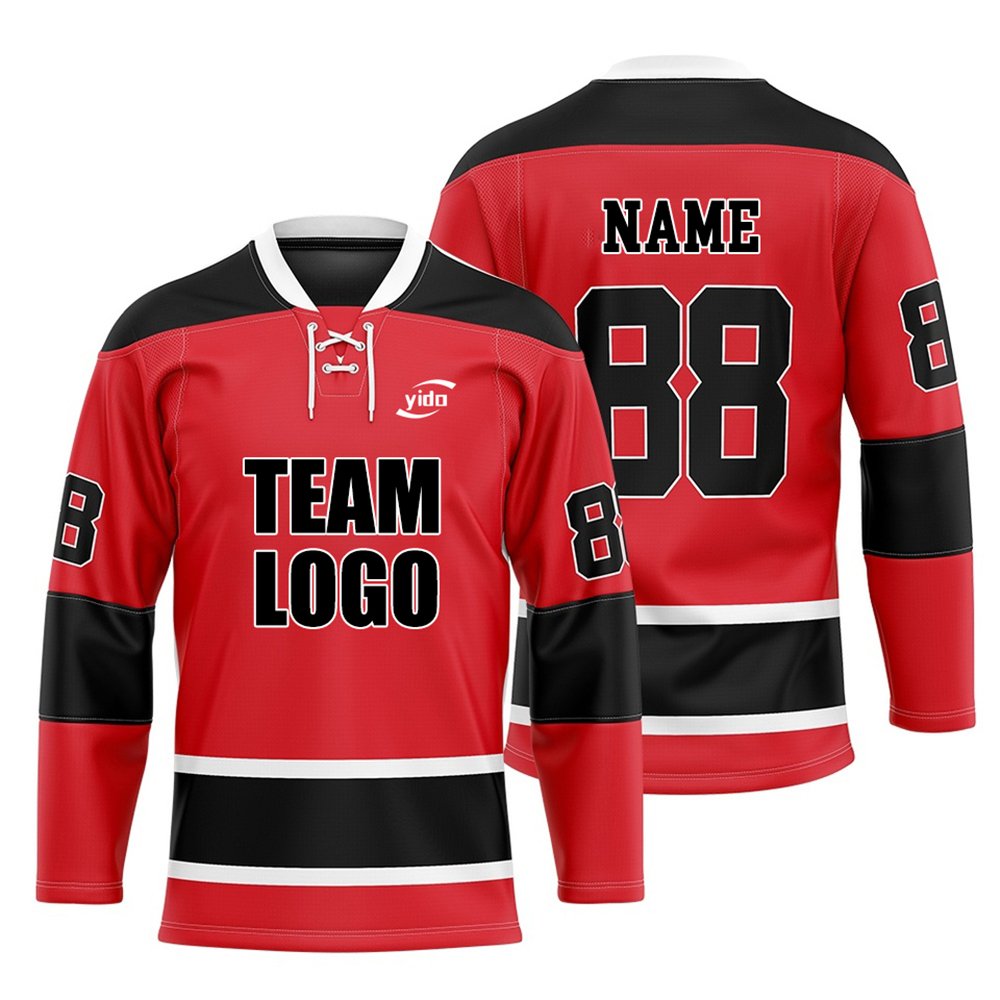 China Manufacturer Sublimation Printed Pro Teams Ice Jersey Custom Hockey Uniform