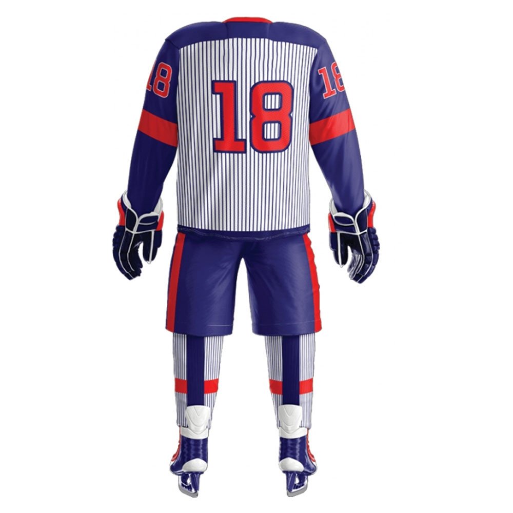 Design Your Own Logo & Number Ice Hockey Uniform 100% Polyester Made Ice Hockey Uniform Best Selling Design Ice Hockey Uniform