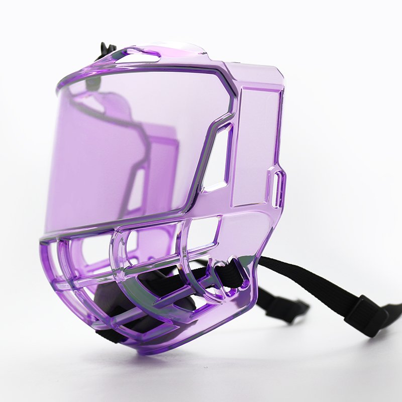 Factory Supported Customizable Anti-Fog Ice Hockey Anti-Scratch Visor Both Side Revo green Ice Hockey Cage For Ice Hockey Helmet
