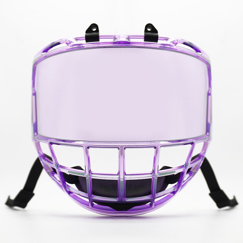 Factory Supported Customizable Anti-Fog Ice Hockey Anti-Scratch Visor Both Side Revo green Ice Hockey Cage For Ice Hockey Helmet