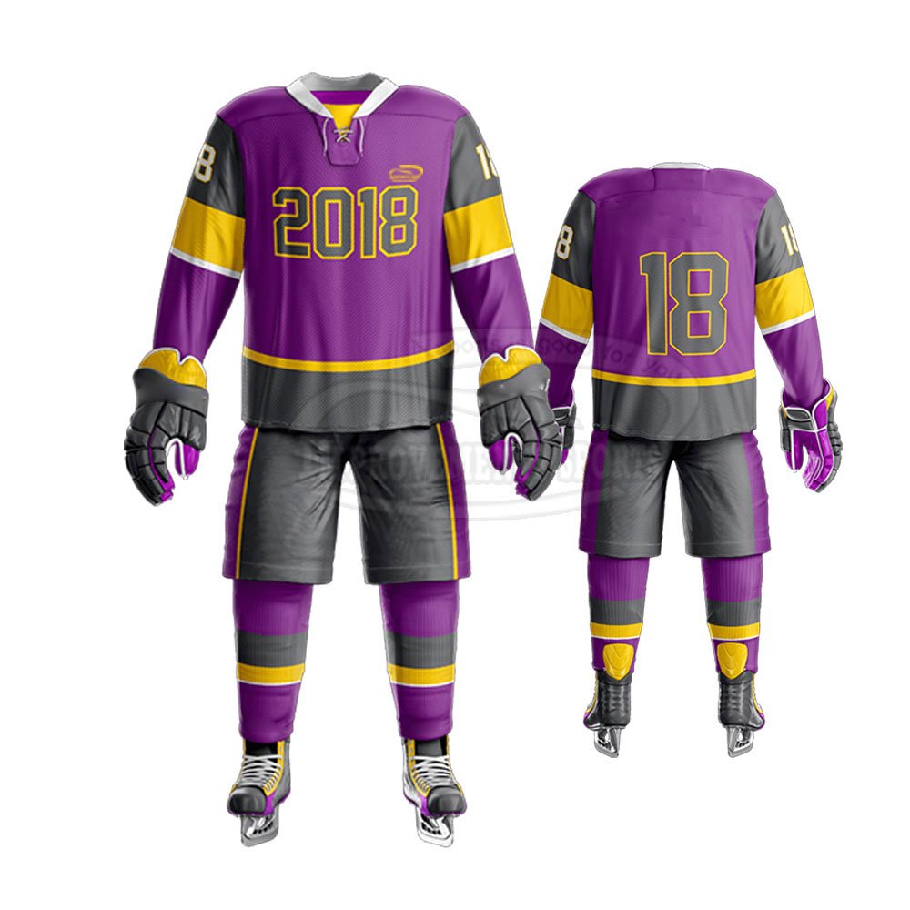 2024 Men Top Quality Ice Hockey Uniform For Sale New Design Ice Hockey Uniform Made In Pakistan