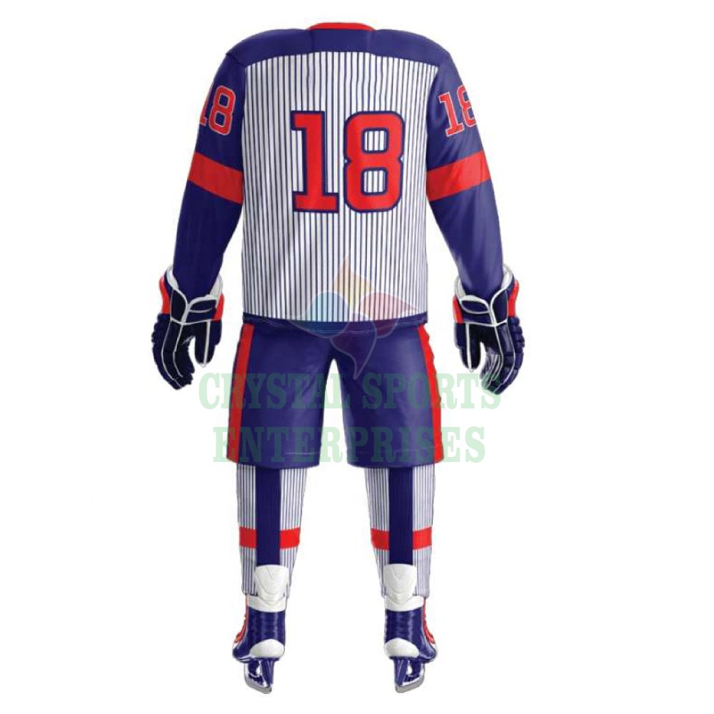 Premium Quality Unisex Ice Hockey Jersey Custom Logo Printed Ice Hockey Uniform Sets for Team Training Men's Wear