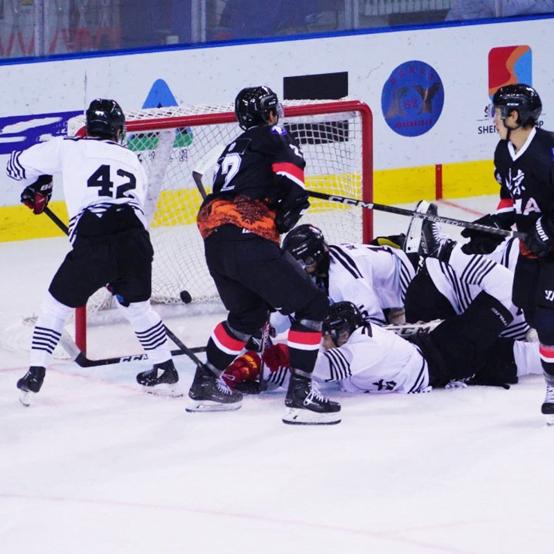 ODM/OEM High Quality Ice Hockey Practice Shootingtraining Sport Competition Rink hockey goal ice hockey goal