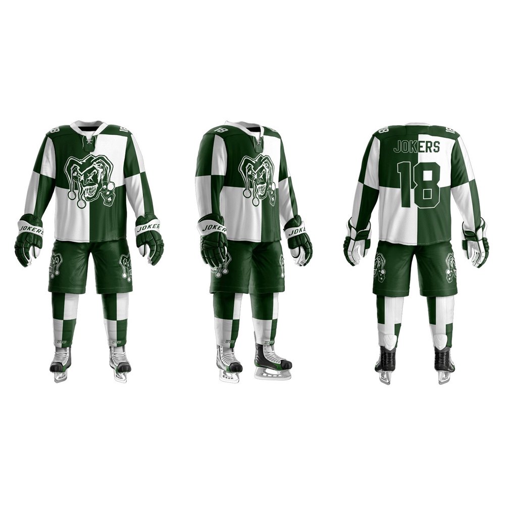 Best Selling Ice Hockey Uniform Custom Made Logo Sublimation Comfortable Embroidery Team Hockey Uniform