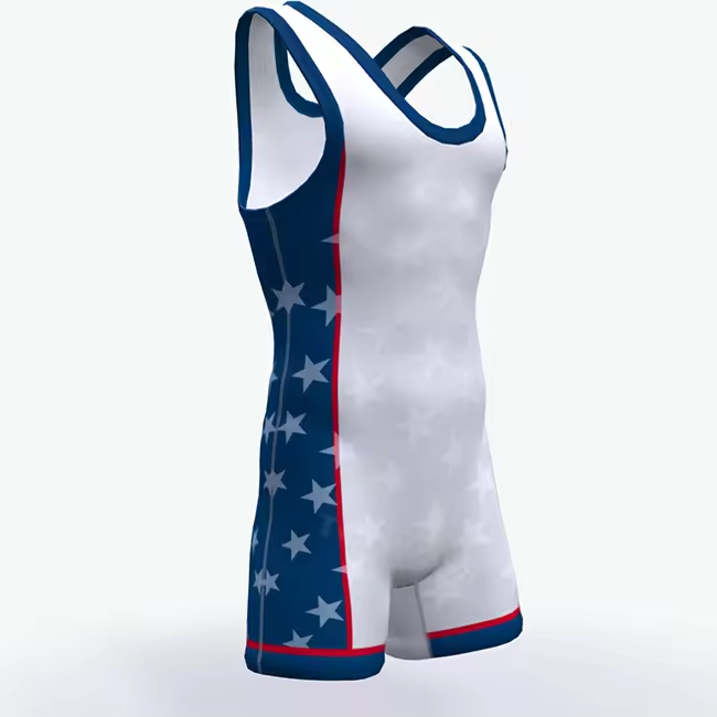 Factory Custom sublimated wrestling singlets for sale