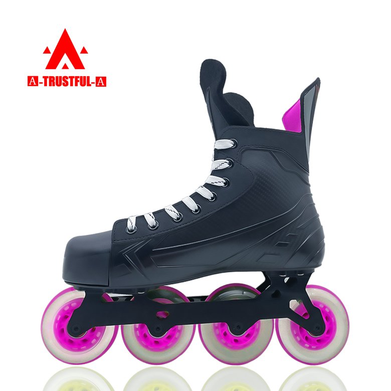 Customised professional hockey sport skates high quality hard shell ice hockey training inline skates
