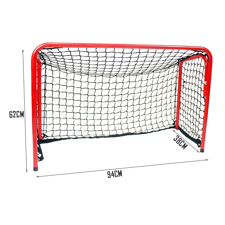 High quality steel tube Folding portable subsize ice hockey goal