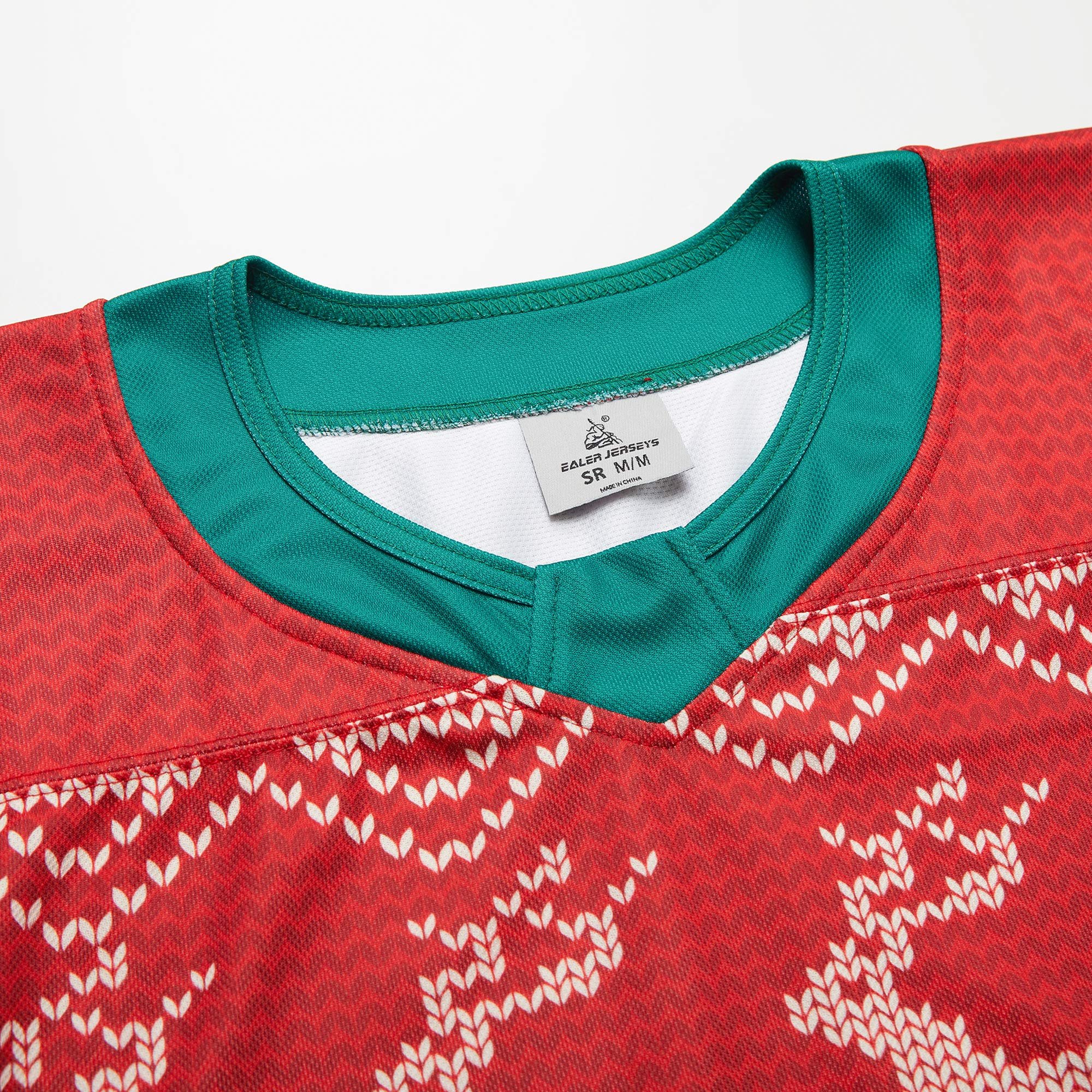 Wholesale Custom Christmas Sublimated Practice Ice Hockey Jersey