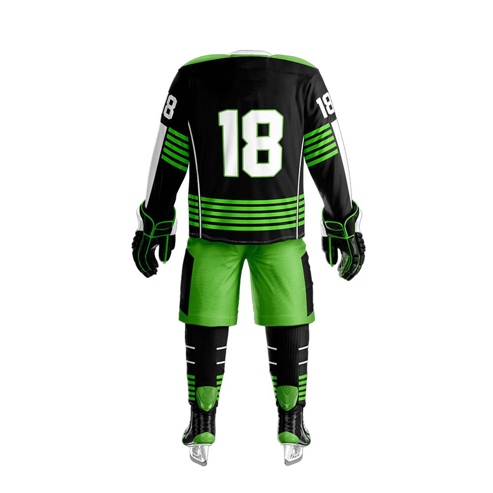 2024 OEM Custom Polyester Made Ice Hockey Uniform High Quality Team Sublimation Ice Hockey Uniforms With Customized Logo