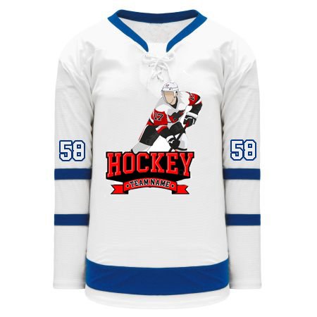 Custom lace up your sublimation logo hockey jersey ice hockey ice hockey jersey