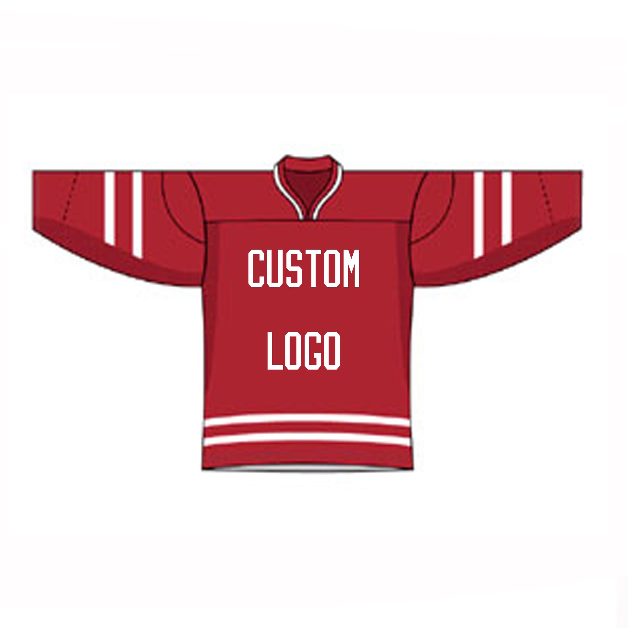 Polyester Custom embroidery logo hockey jersey custom sublimated hockey jersey jersey hockey