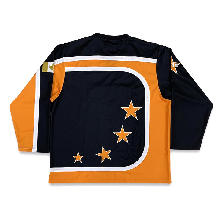 Ice Hockey Jersey Wholesale Custom Twill Embroidery Logo Patchwork Design Men's Ice Hockey T-Shirt