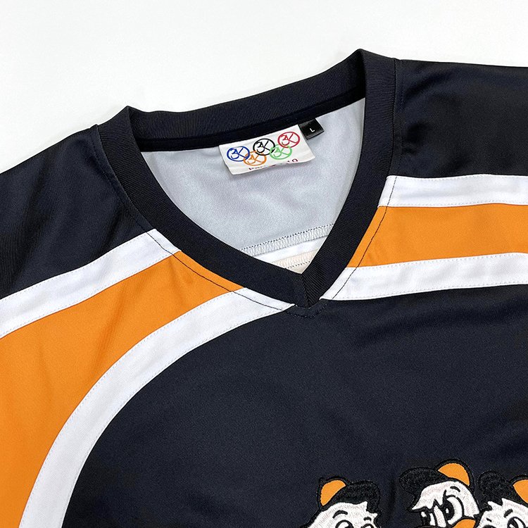 Ice Hockey Jersey Wholesale Custom Twill Embroidery Logo Patchwork Design Men's Ice Hockey T-Shirt