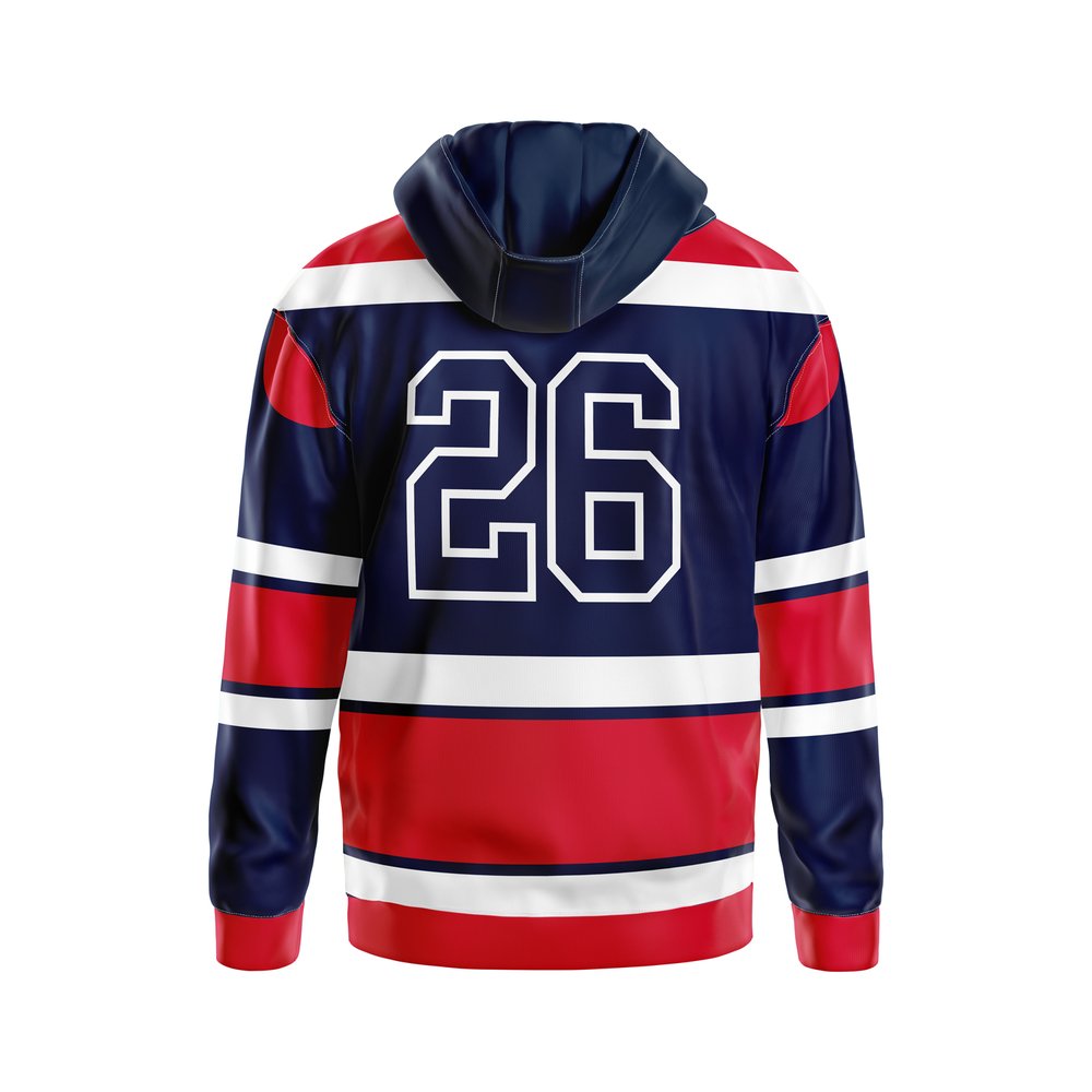 Factory Direct Jersey Nhls Jerseys Old Time Retro Lace Up Cropped Men Hockey Hoodie