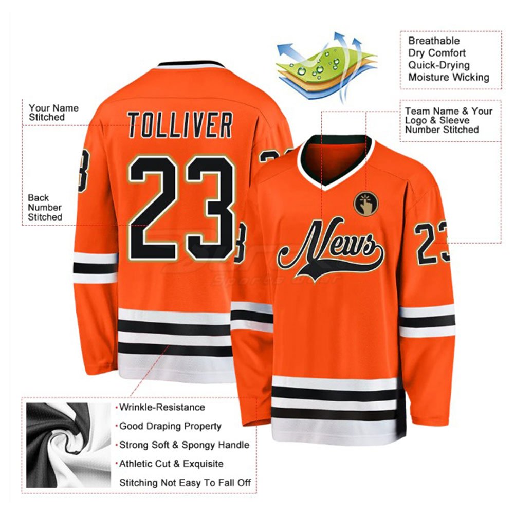 Design Your Own Custom Team Name Ice Hockey Jersey Popular Design Plain Ice Hockey Jerseys
