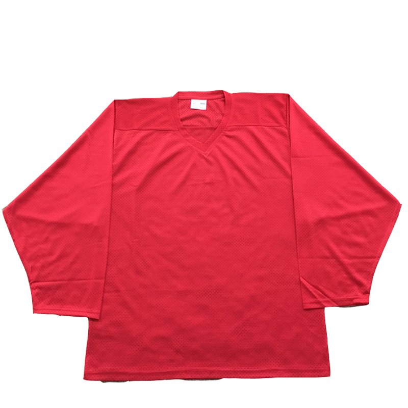 Any color any size mesh fabric practice blank ice hockey jersey for training