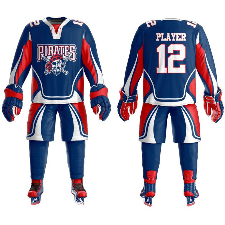 Unisex ICE Hockey Uniform Best Quality Youth Sportswear Popular New OEM Team Name Blank Pattern with Low MOQ
