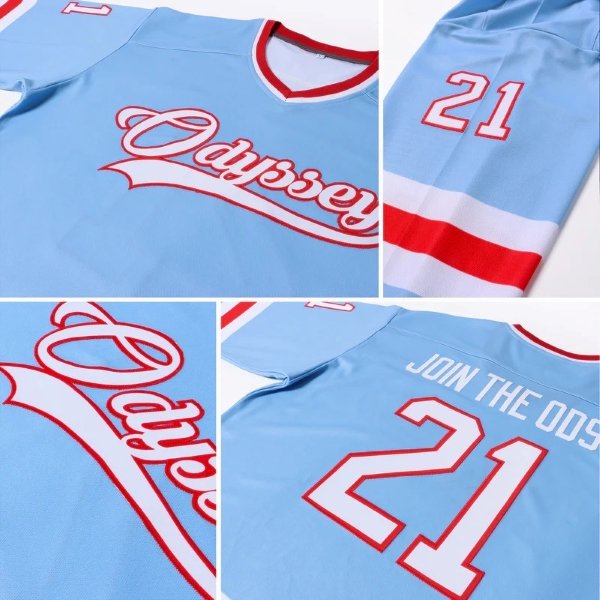 custom club Ice Hockey Jersey Design Wholesale Sublimation Breathable Hockey Uniform top quality mesh long sleeve