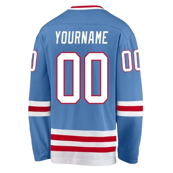 custom club Ice Hockey Jersey Design Wholesale Sublimation Breathable Hockey Uniform top quality mesh long sleeve