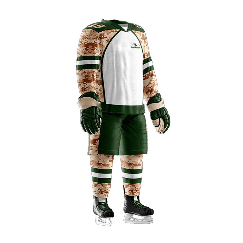 2024 Custom Logo Printing Ice Hockey Uniform Sets Comfortable Breathable Polyester Low Price Hot Selling OEM Team Name Design