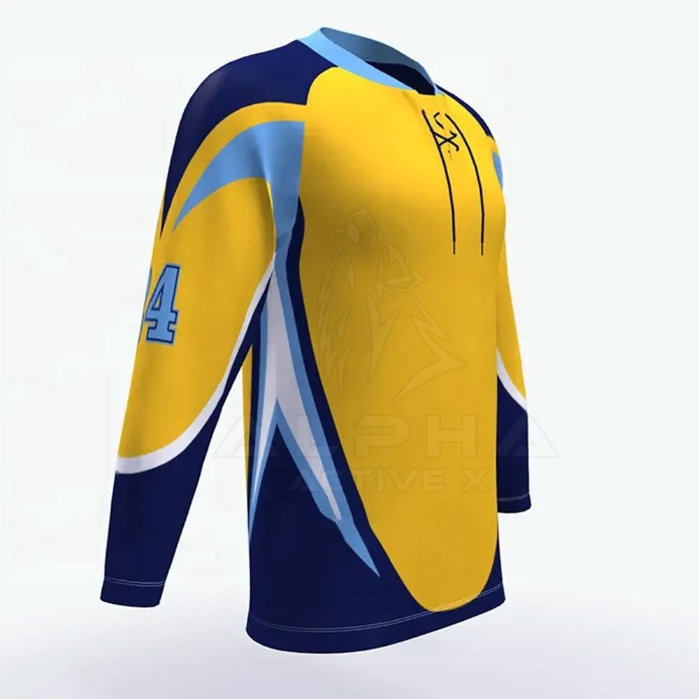 2024 New Arrival Men's Tackle Twill Ice Hockey Jersey Hot Online Sale Customizable with Team Name OEM Printed Polyester Material