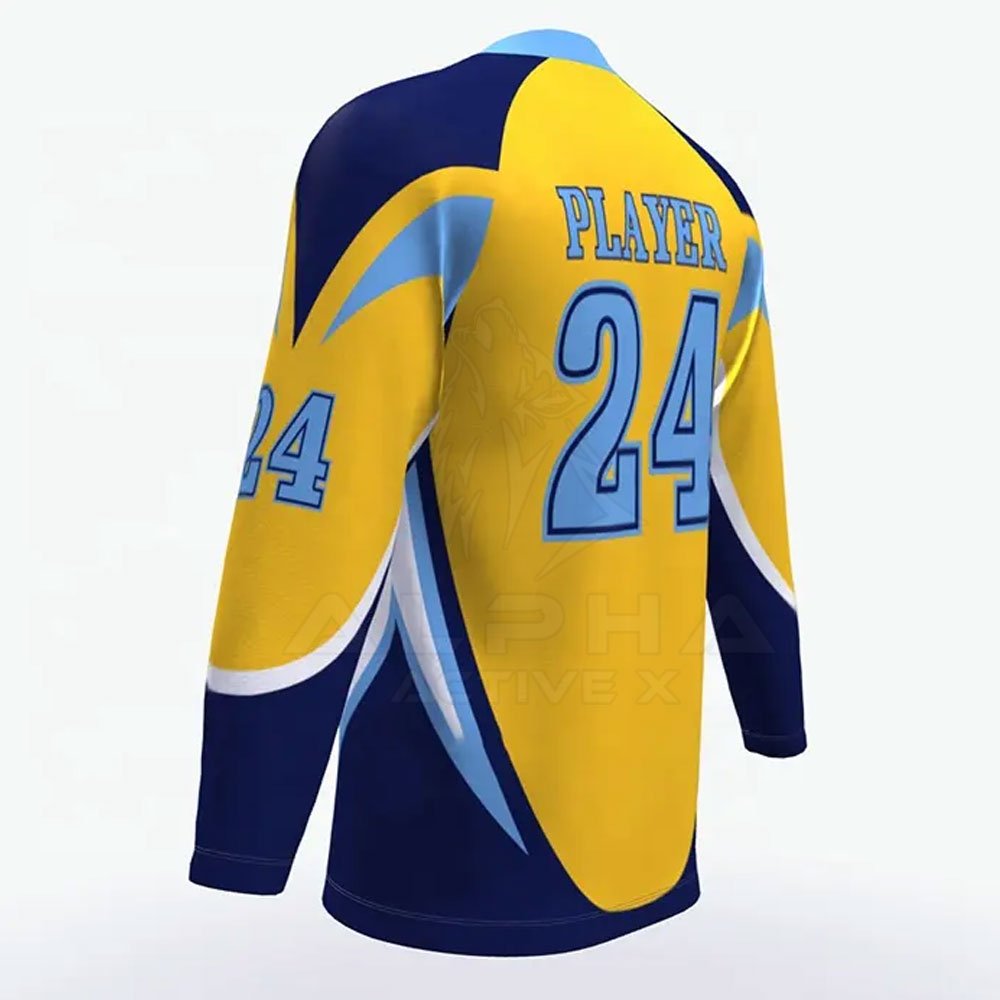 2024 New Arrival Men's Tackle Twill Ice Hockey Jersey Hot Online Sale Customizable with Team Name OEM Printed Polyester Material