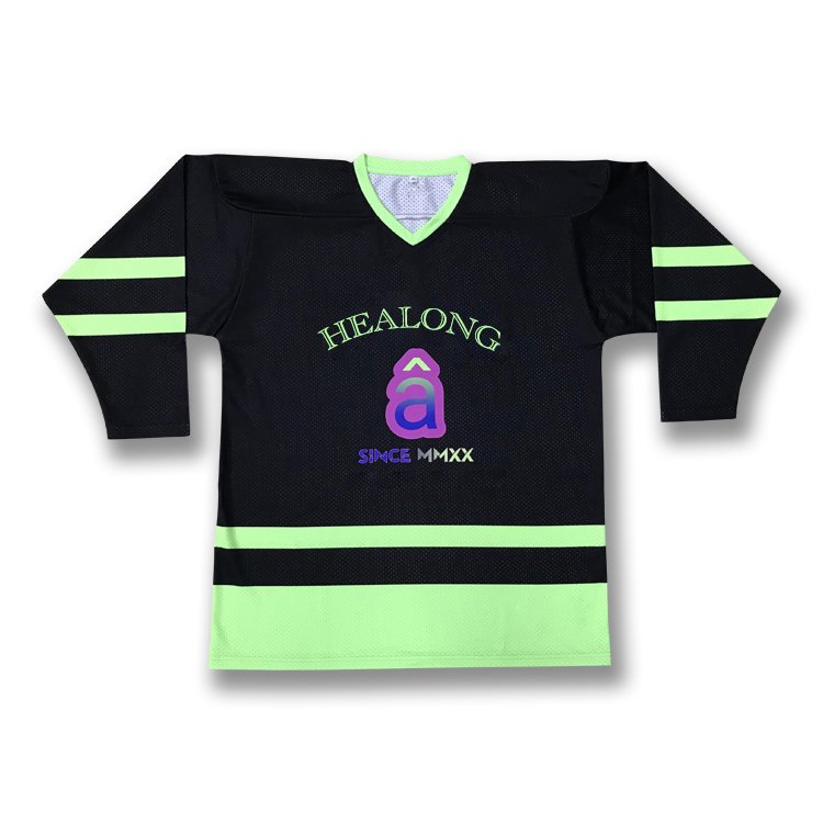 Wholesale Custom Logo Mesh Blank Ice Hockey Jersey Sublimation Printing Silk Graphic Sports Ice Hockey Jersey