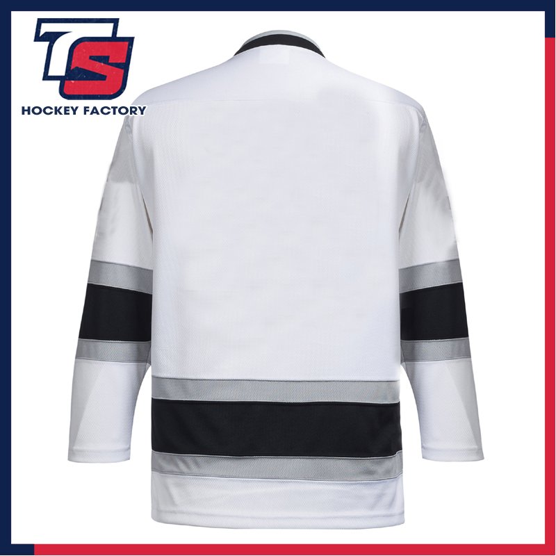 Professional Custom Team Logo White Los Angeles Kings Blank Ice Hockey Jersey
