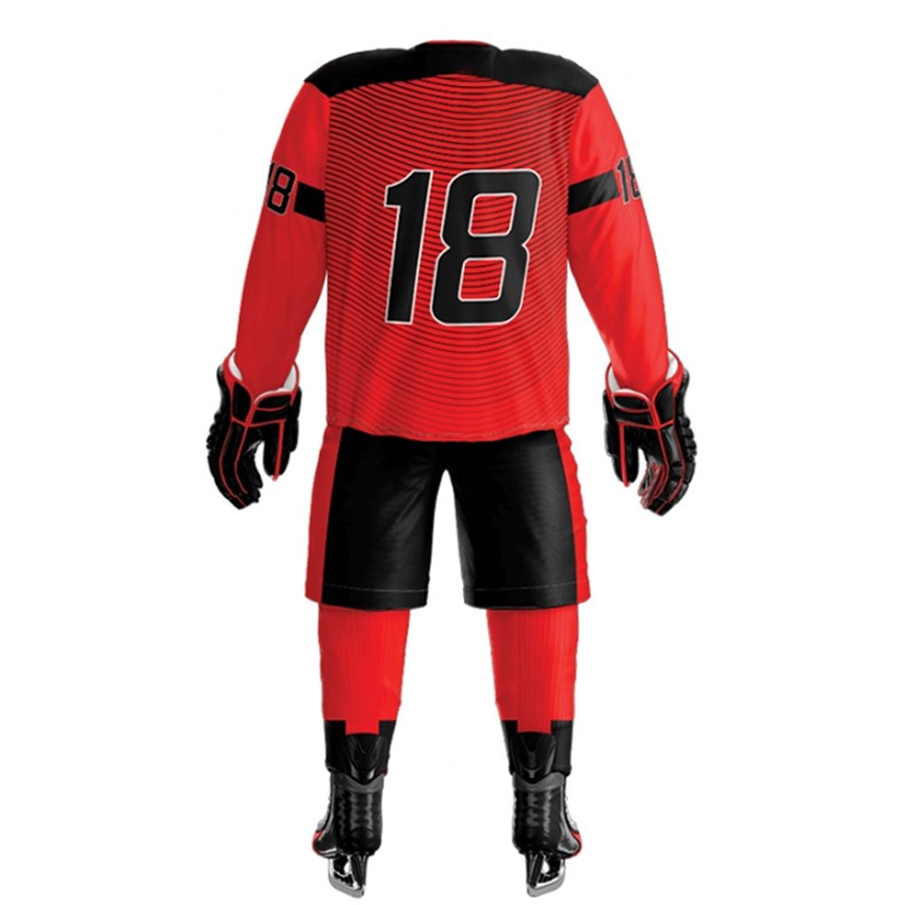 Private Label Best Selling Light Weight Ice Hockey Uniform Polyester Made Sublimation Design Ice Hockey Uniform