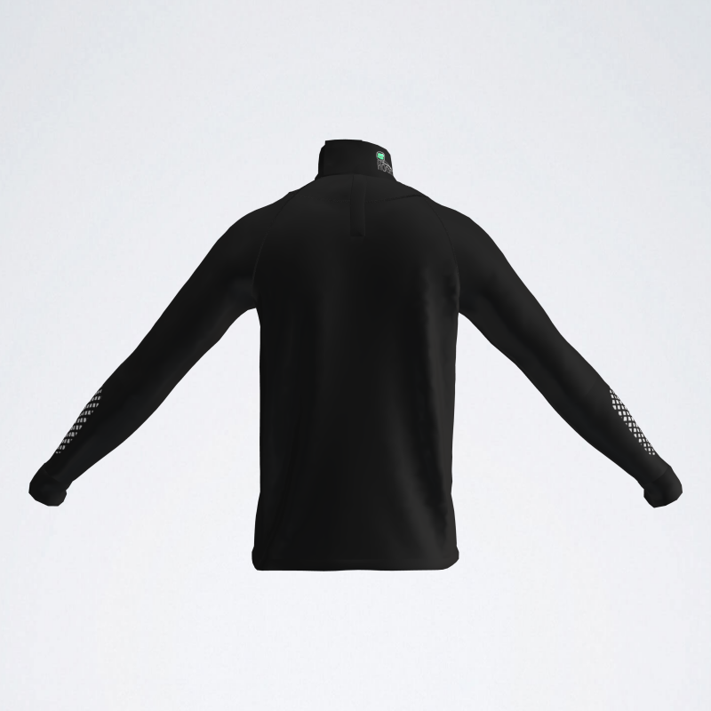 Custom Logo Men Ice Hockey Neck Guard Top Guard Shirt Black Long Sleeve Ice Hockey Base Layer Shirt