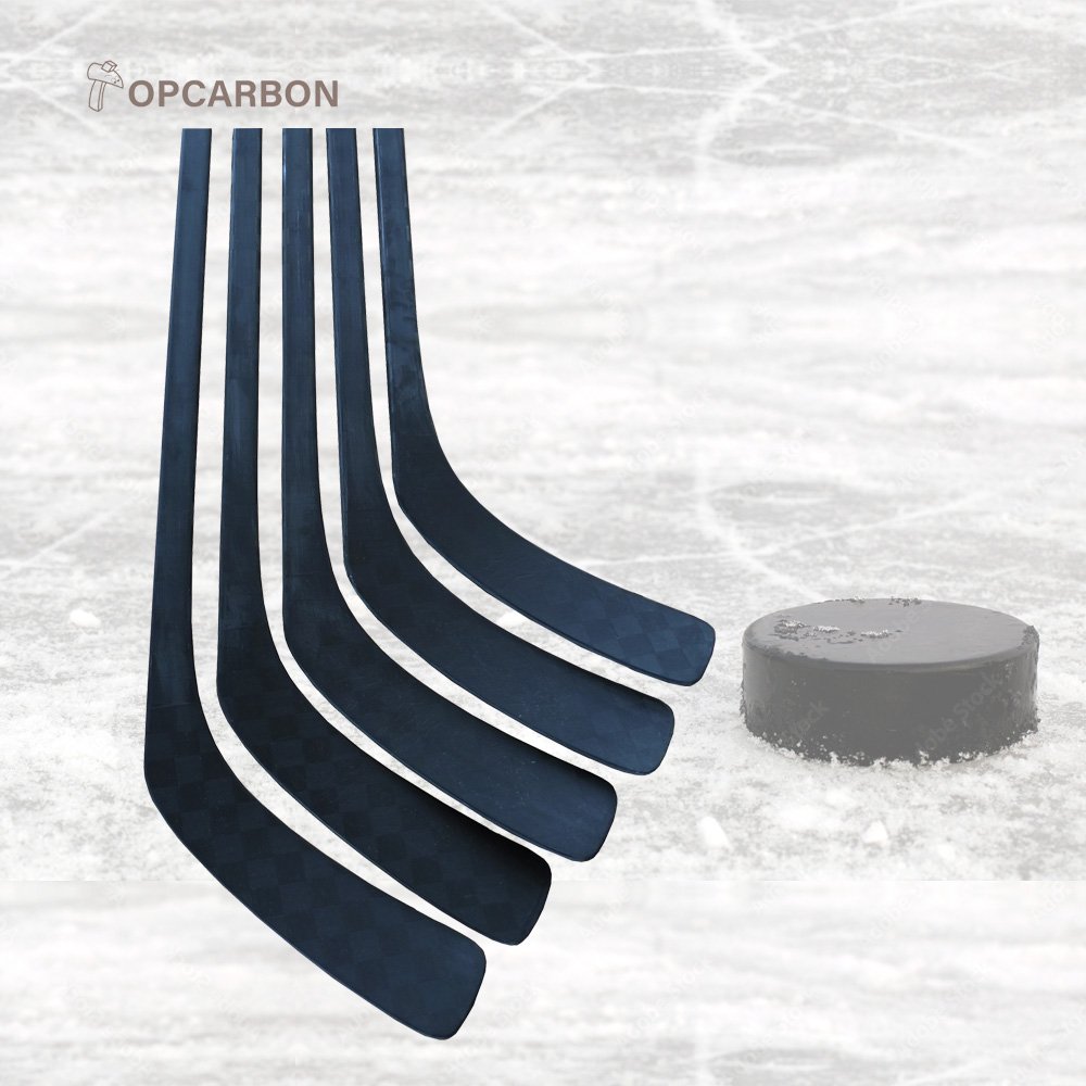 Strong and Durable Carbon Fiber Ice Hockey Sticks OEM Customised China Pro 30 Days Warranty