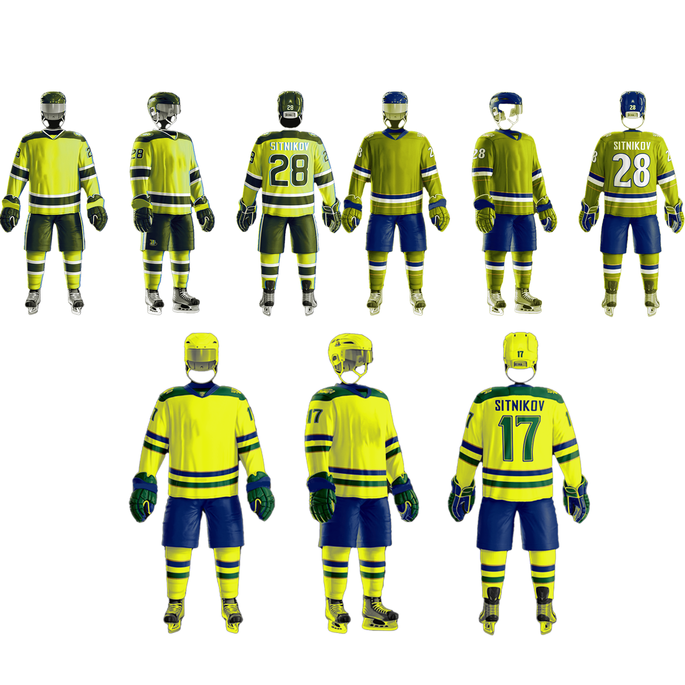 Customized Breathable High Quality Youth Ice Hockey Jerseys